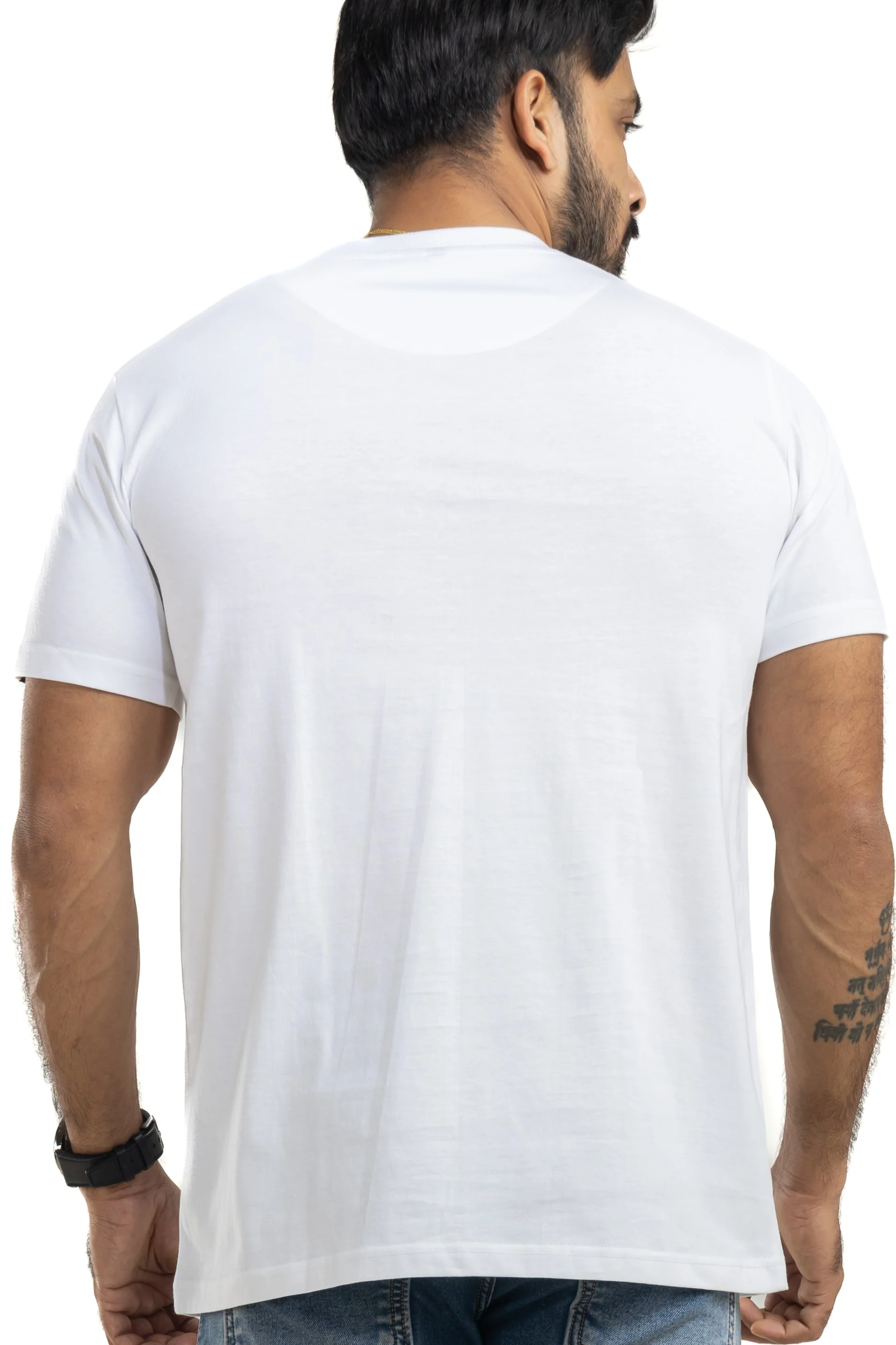 Destruction White Printed T-Shirt - Image 3