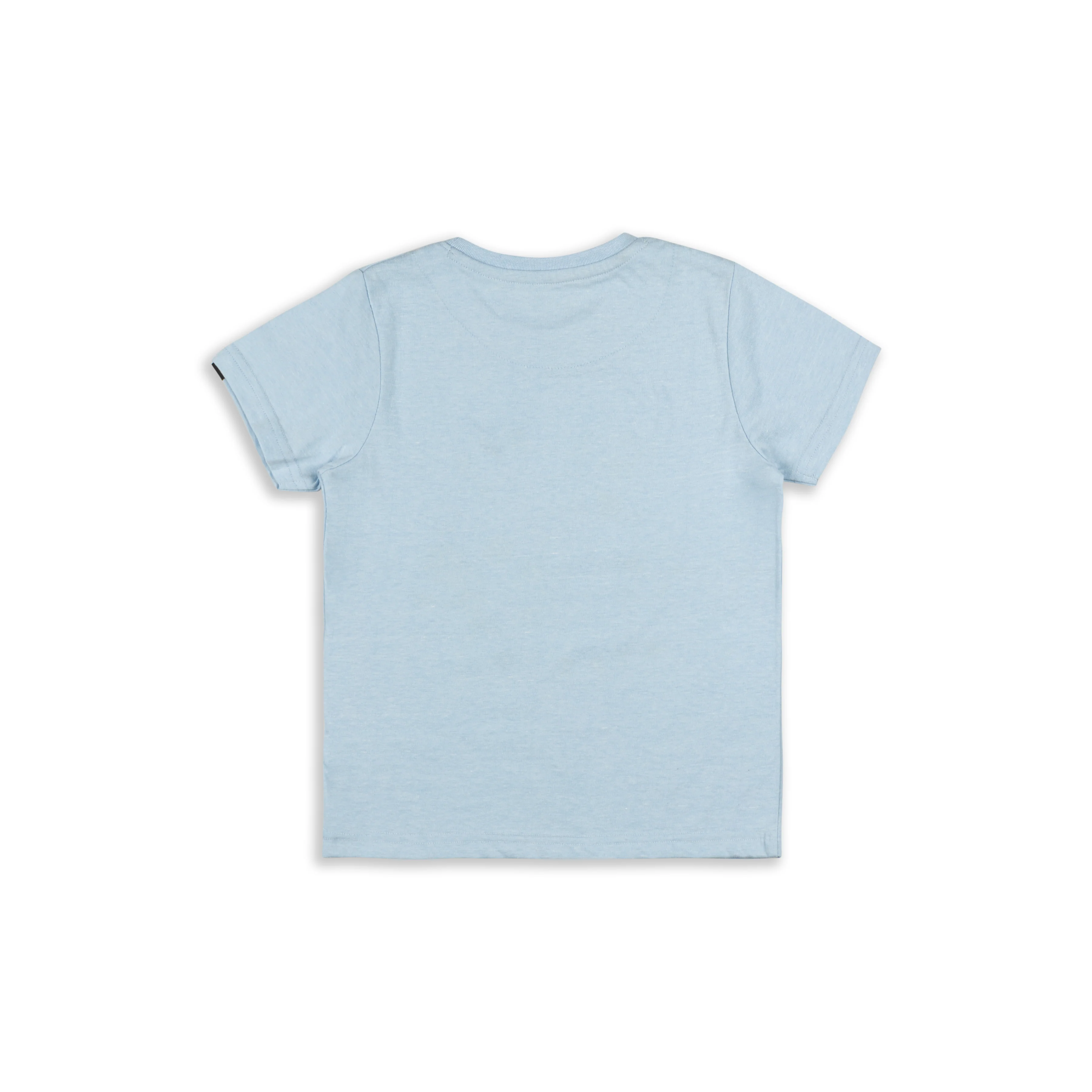 Happy Space Sky Blue Printed Boys T-Shirt with Royal Blue Shorts 2-8 Yrs - Image 5