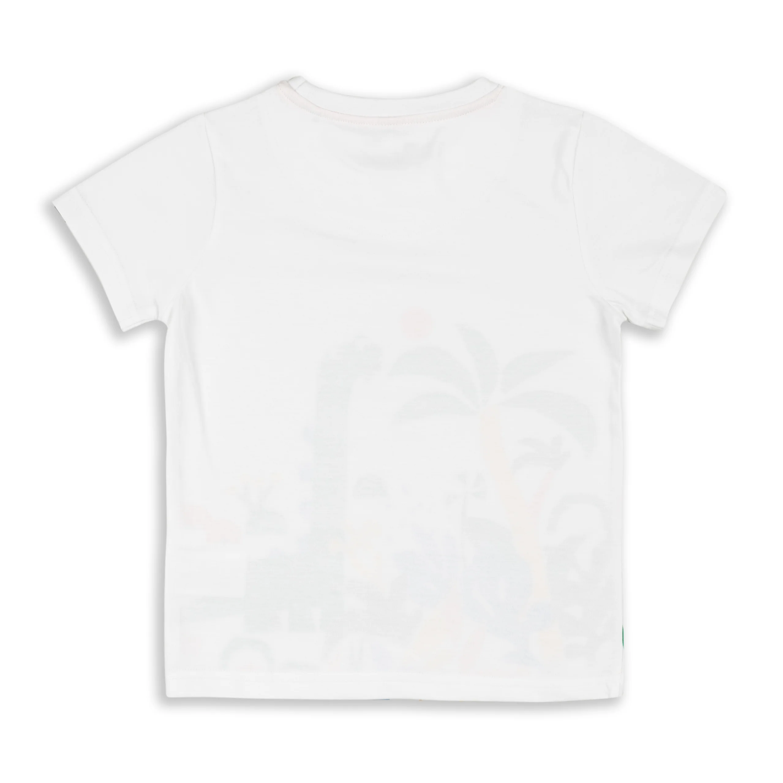 Jungle Vibes White Printed Boys T-Shirt 2-8 Yrs - Image 3