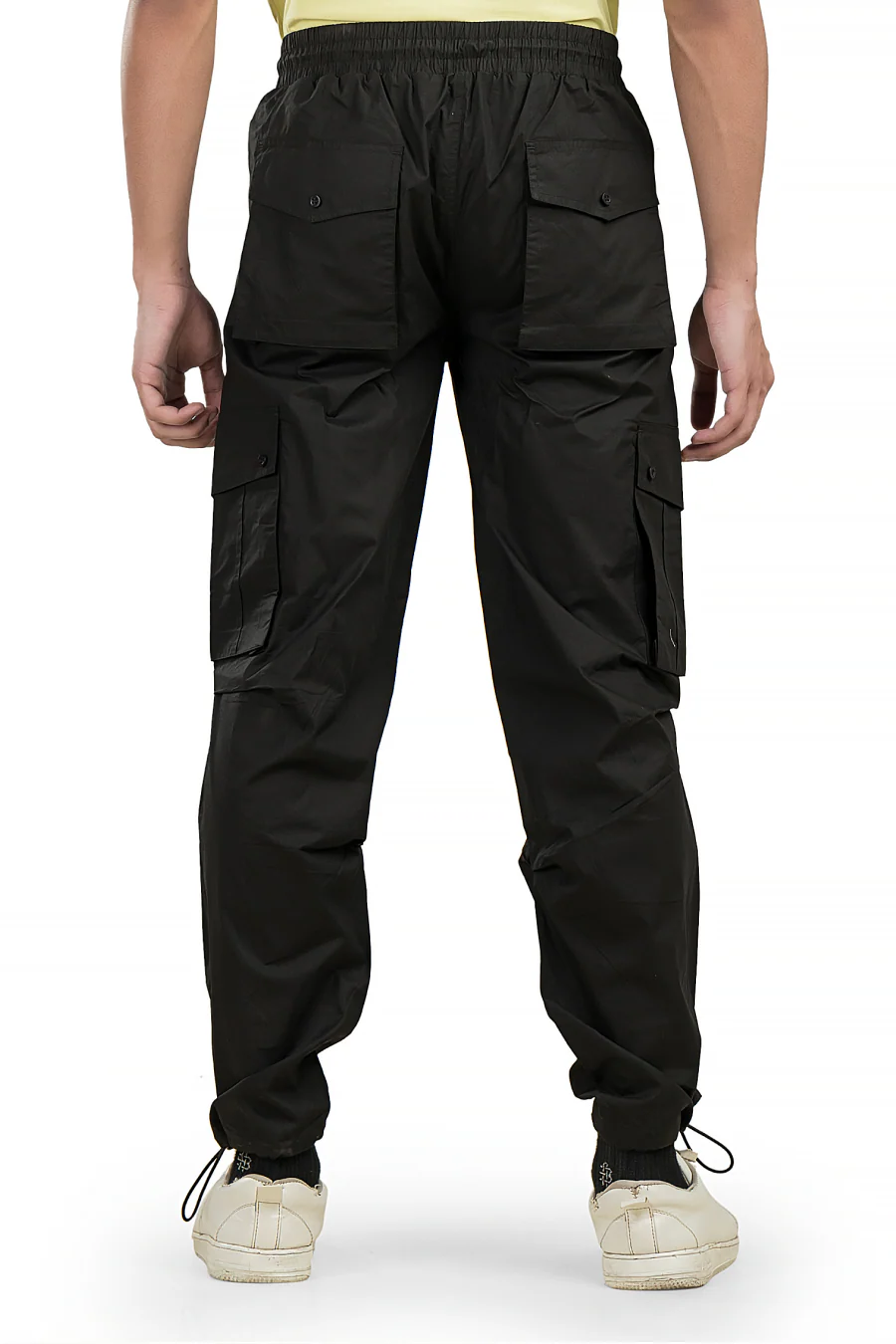 Nomad Black Cotton Air Cargo Pants - Image 3