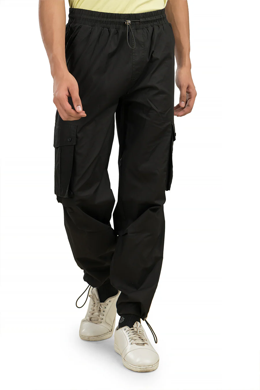 Nomad Black Cotton Air Cargo Pants - Image 6