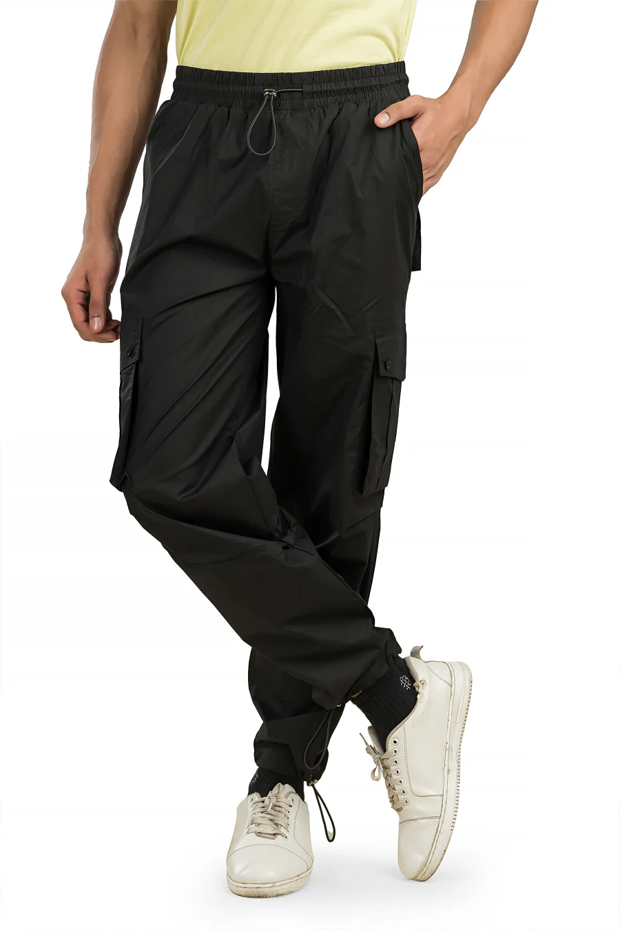 Nomad Black Cotton Air Cargo Pants - Image 7