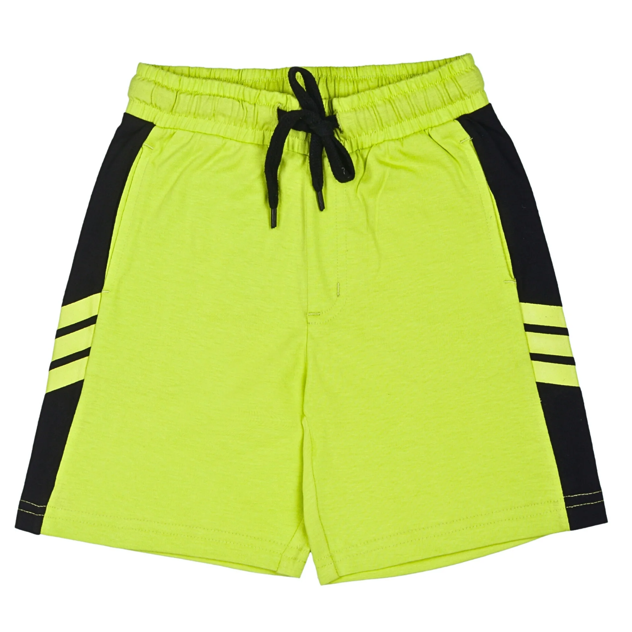 Power White & Black HD Printed Boys T-Shirt with Neon Shorts 2-8 Yrs - Image 4