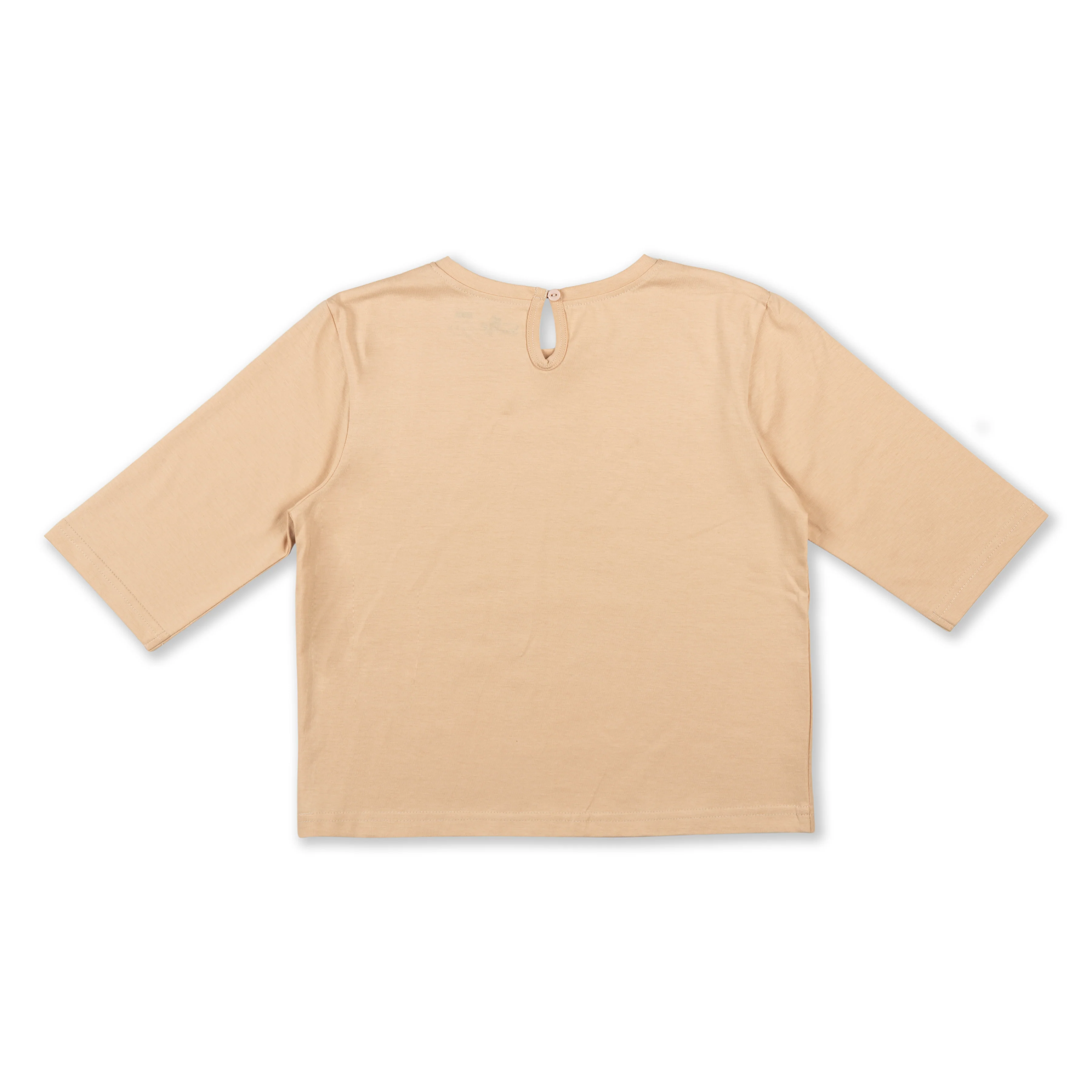 Pretty Garden Beige Printed Girls Top With Beige Skirt 8-14 Yrs - Image 6