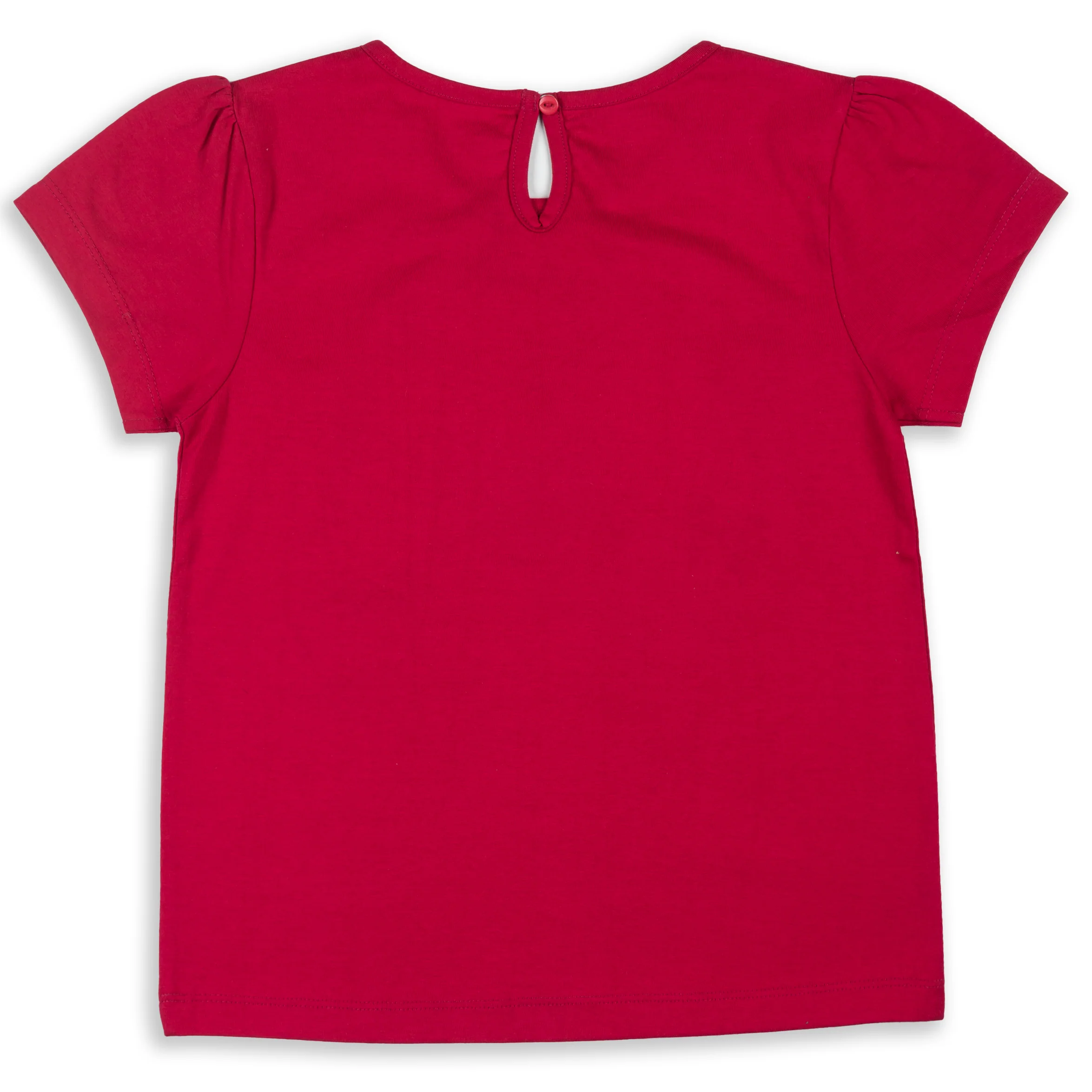 Queen Raspberry Printed Girls Top 8-14 Yrs - Image 3