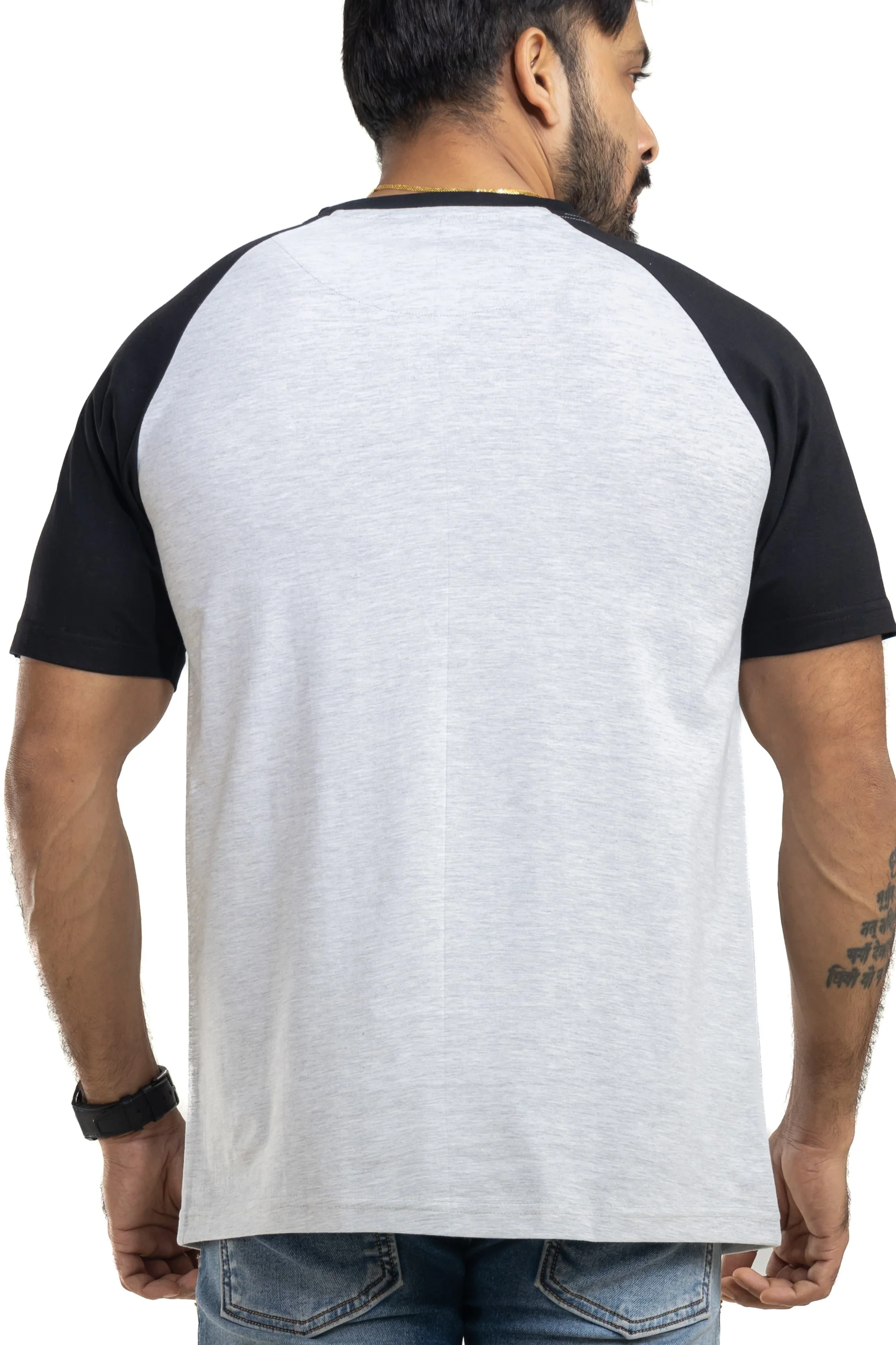 Souped Up Reglan Gray Embroidered T-Shirt - Image 3