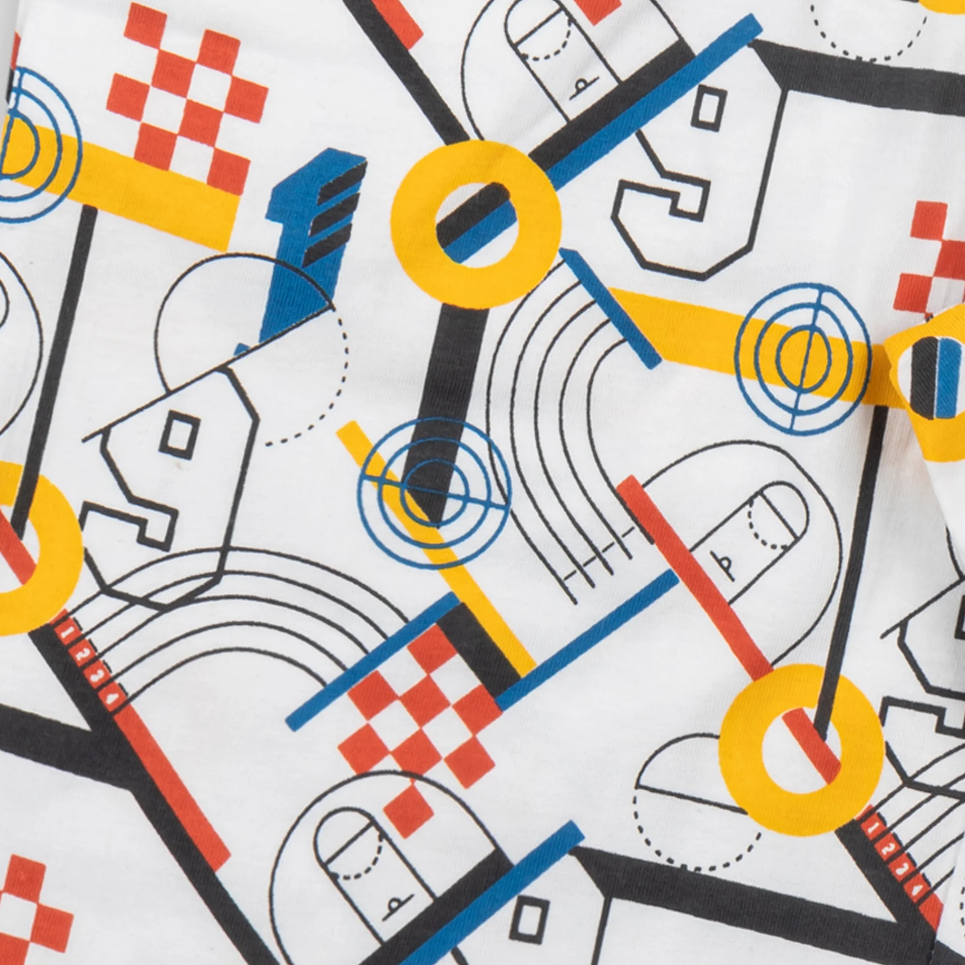 Turbulence Gray Printed Boys T-Shirt with White Shorts 8-14 Yrs - Image 5