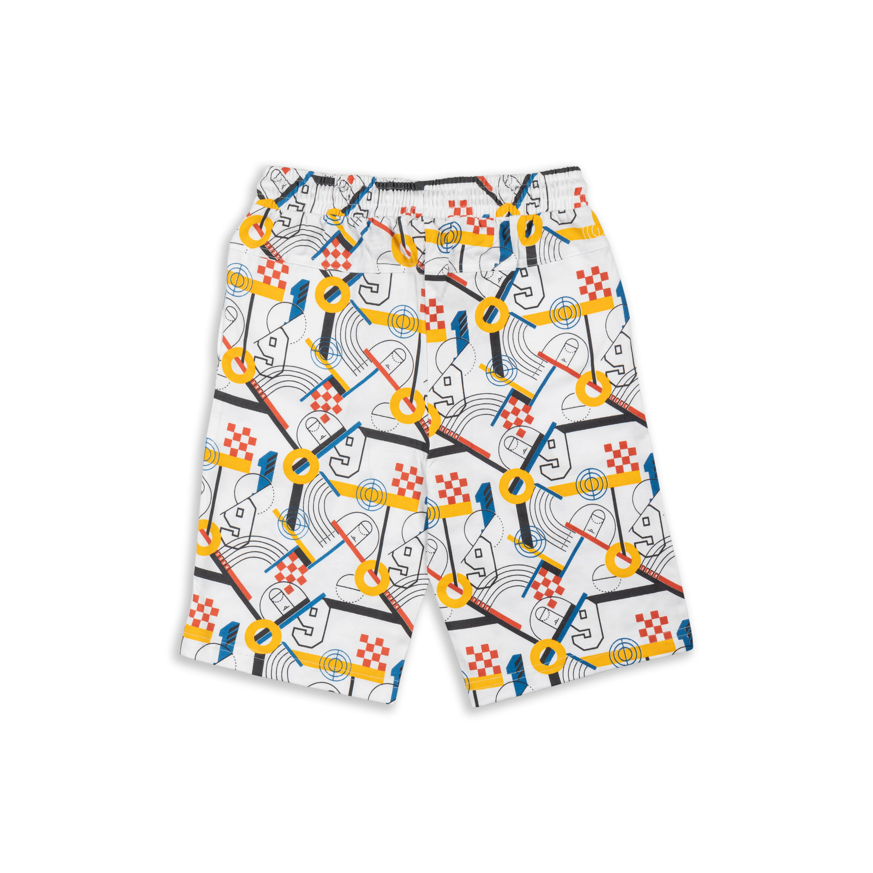 Turbulence Gray Printed Boys T-Shirt with White Shorts 8-14 Yrs - Image 7