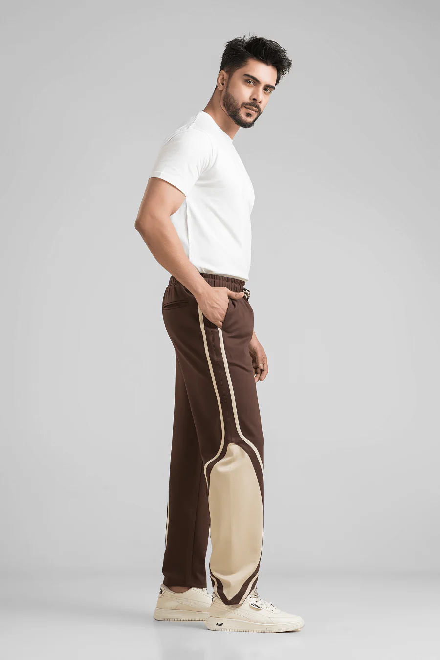Valor Flex Dark Brown Full-Length Heavyweight Joggers - Image 4