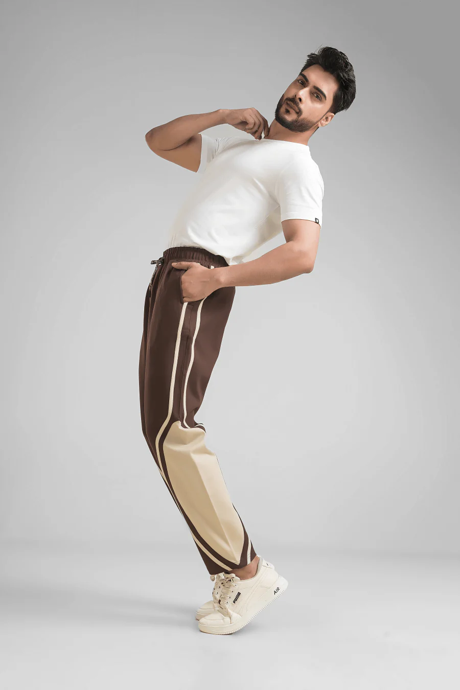 Valor Flex Dark Brown Full-Length Heavyweight Joggers - Image 5