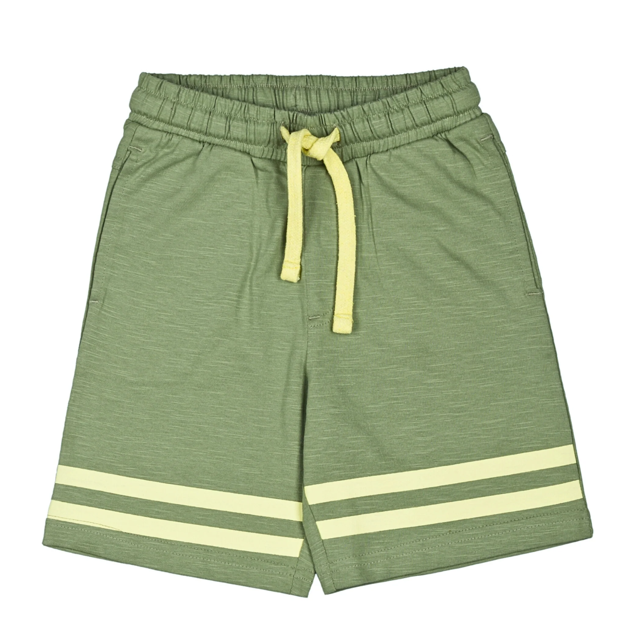 Wild Cute Lemon Printed Boys T-Shirt with Sage Green Shorts 2-8 Yrs - Image 4